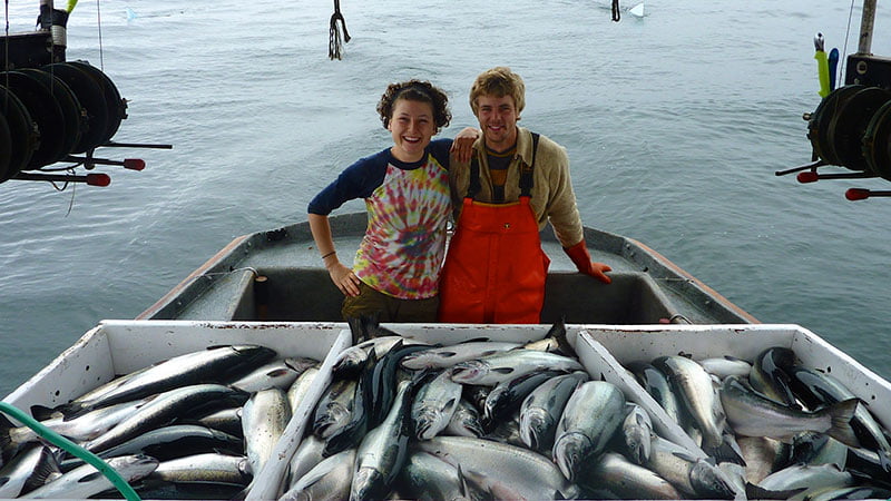 Una giornata di pesca in Alaska